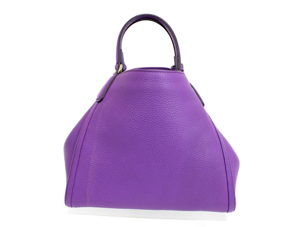 Gucci Handbag Bag Purple Shoulder Leather Soho Purple